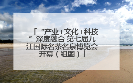 “产业+文化+科技”深度融合 第七届九江国际名茶名泉博览会开幕（组图）
