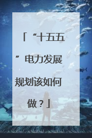 “十五五”电力发展规划该如何做？
