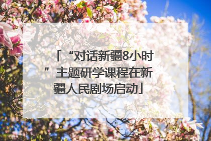 “对话新疆8小时”主题研学课程在新疆人民剧场启动