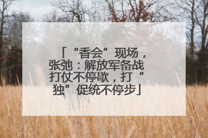 “香会”现场，张弛：解放军备战打仗不停歇，打“独”促统不停步