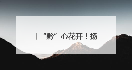 “黔”心花开！扬州大学研支团举办心理健康主题游园会
