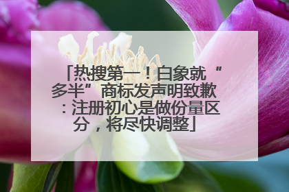 热搜第一！白象就“多半”商标发声明致歉：注册初心是做份量区分，将尽快调整