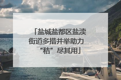 盐城盐都区盐渎街道多措并举助力“秸”尽其用