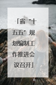 省“十五五”规划编制工作推进会议召开