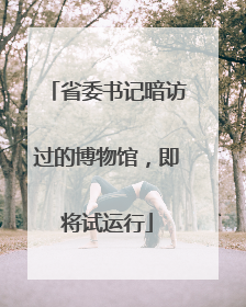 省委书记暗访过的博物馆，即将试运行