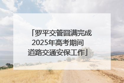 罗平交管圆满完成2025年高考期间道路交通安保工作
