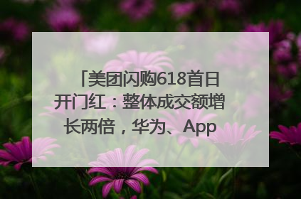 美团闪购618首日开门红：整体成交额增长两倍，华为、Apple、沃尔玛等近800个品牌翻倍增长