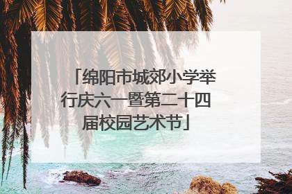 绵阳市城郊小学举行庆六一暨第二十四届校园艺术节