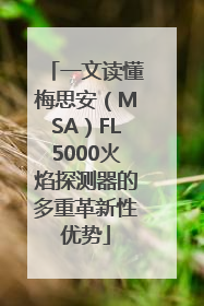 一文读懂梅思安（MSA）FL5000火焰探测器的多重革新性优势