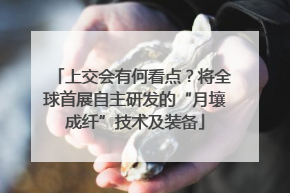 上交会有何看点？将全球首展自主研发的“月壤成纤”技术及装备