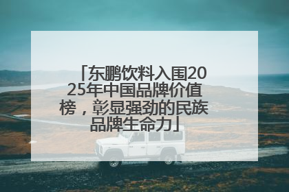 东鹏饮料入围2025年中国品牌价值榜，彰显强劲的民族品牌生命力