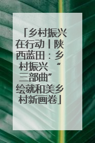 乡村振兴在行动丨陕西蓝田：乡村振兴 “三部曲” 绘就和美乡村新画卷