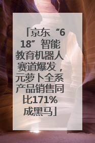 京东“618”智能教育机器人赛道爆发，元萝卜全系产品销售同比171%成黑马