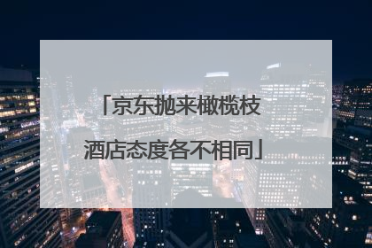京东抛来橄榄枝 酒店态度各不相同