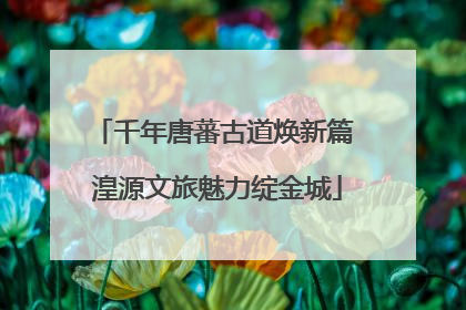 千年唐蕃古道焕新篇 湟源文旅魅力绽金城