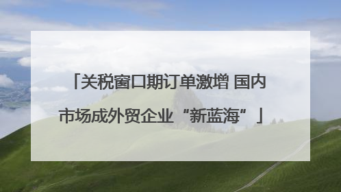 关税窗口期订单激增 国内市场成外贸企业“新蓝海”