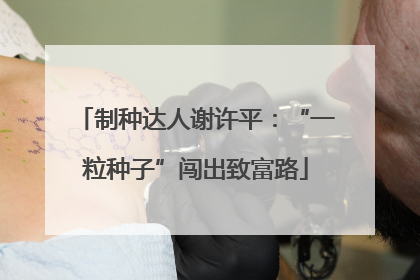 制种达人谢许平：“一粒种子”闯出致富路