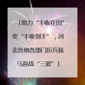 助力“丰收在田”变“丰收到手”，河北各地各部门厉兵秣马迎战“三夏”
