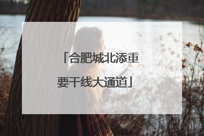 合肥城北添重要干线大通道