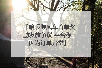 哈啰顺风车首单奖励发放争议 平台称因为订单异常