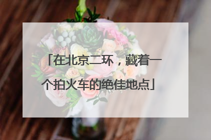 在北京二环，藏着一个拍火车的绝佳地点
