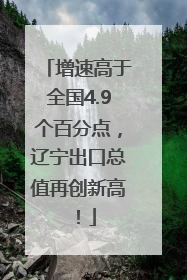 增速高于全国4.9个百分点，辽宁出口总值再创新高！
