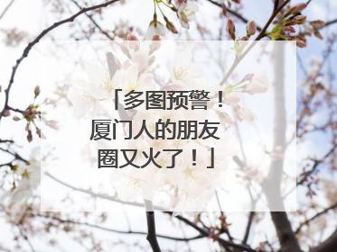 多图预警！厦门人的朋友圈又火了！
