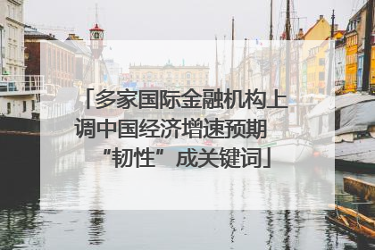 多家国际金融机构上调中国经济增速预期 “韧性”成关键词