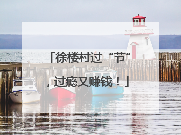 徐楼村过“节”，过瘾又赚钱！