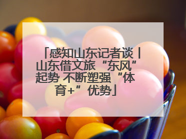 感知山东记者谈丨山东借文旅“东风”起势 不断塑强“体育+”优势