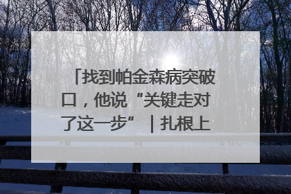 找到帕金森病突破口，他说“关键走对了这一步”｜扎根上海，从0到1