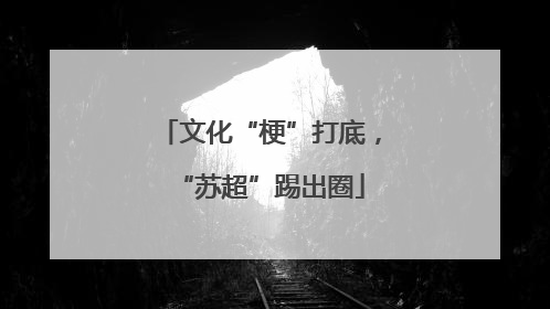 文化“梗”打底，“苏超”踢出圈