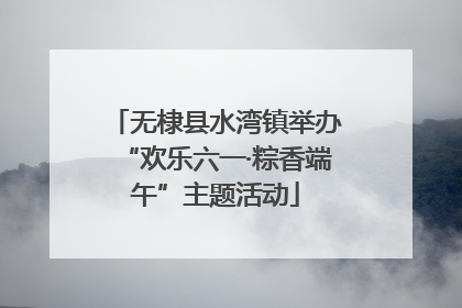 无棣县水湾镇举办“欢乐六一·粽香端午”主题活动