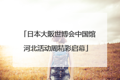 日本大阪世博会中国馆河北活动周精彩启幕