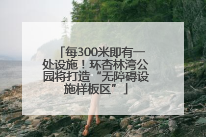 每300米即有一处设施！环杏林湾公园将打造“无障碍设施样板区”
