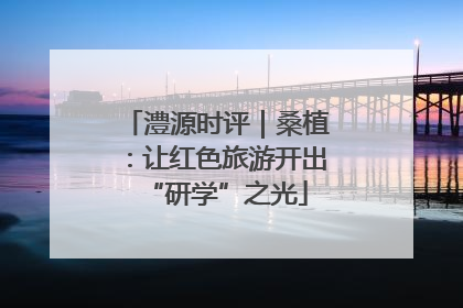澧源时评｜桑植：让红色旅游开出“研学”之光