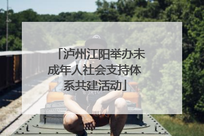 泸州江阳举办未成年人社会支持体系共建活动