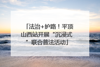 法治+护路！平顶山西站开展“沉浸式”联合普法活动