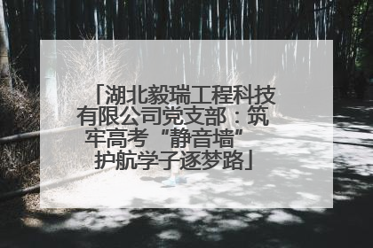湖北毅瑞工程科技有限公司党支部：筑牢高考“静音墙” 护航学子逐梦路