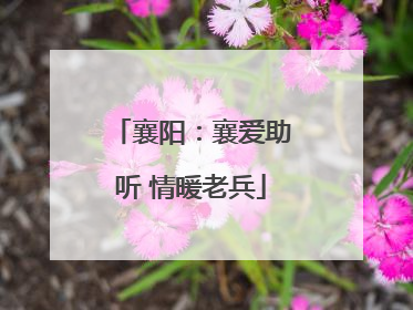 襄阳：襄爱助听 情暖老兵