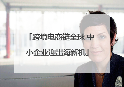 跨境电商链全球 中小企业迎出海新机