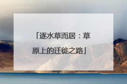 逐水草而居：草原上的迁徙之路