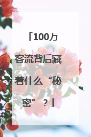 100万客流背后藏着什么“秘密”？