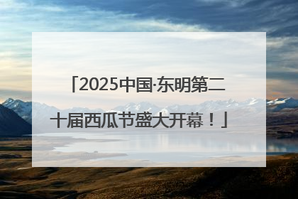 2025中国·东明第二十届西瓜节盛大开幕！