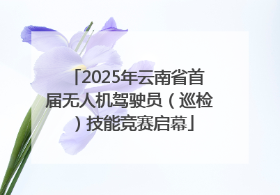 2025年云南省首届无人机驾驶员（巡检）技能竞赛启幕
