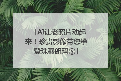 AI让老照片动起来！珍贵影像带您攀登珠穆朗玛⑤